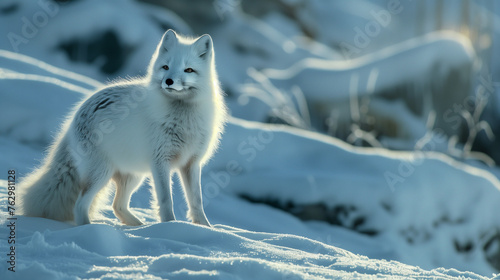 Arctic snow in fox © Impete