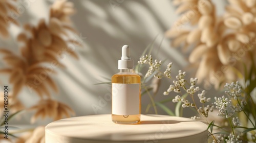 Elegant Essential Oil Dropper Bottle Display