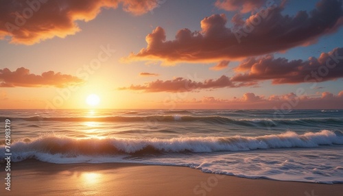 Ocean Serenity: Evening at the Beach