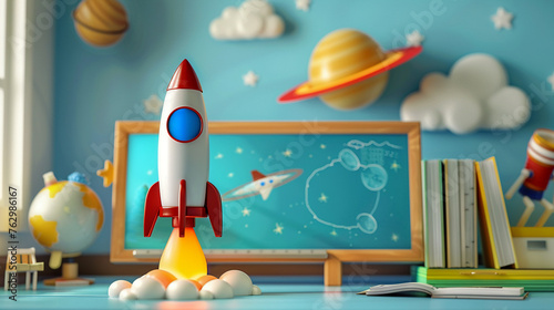 Back to school space exploration theme