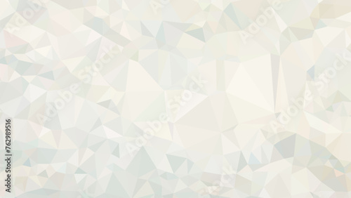 Vector Low poly abstract white and light blue background, trendy cartoon sky with clouds