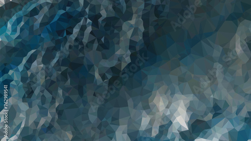 Vector Low poly abstract blue water, ocean background, trendy, geometric, business luxury polygonal wallpaper