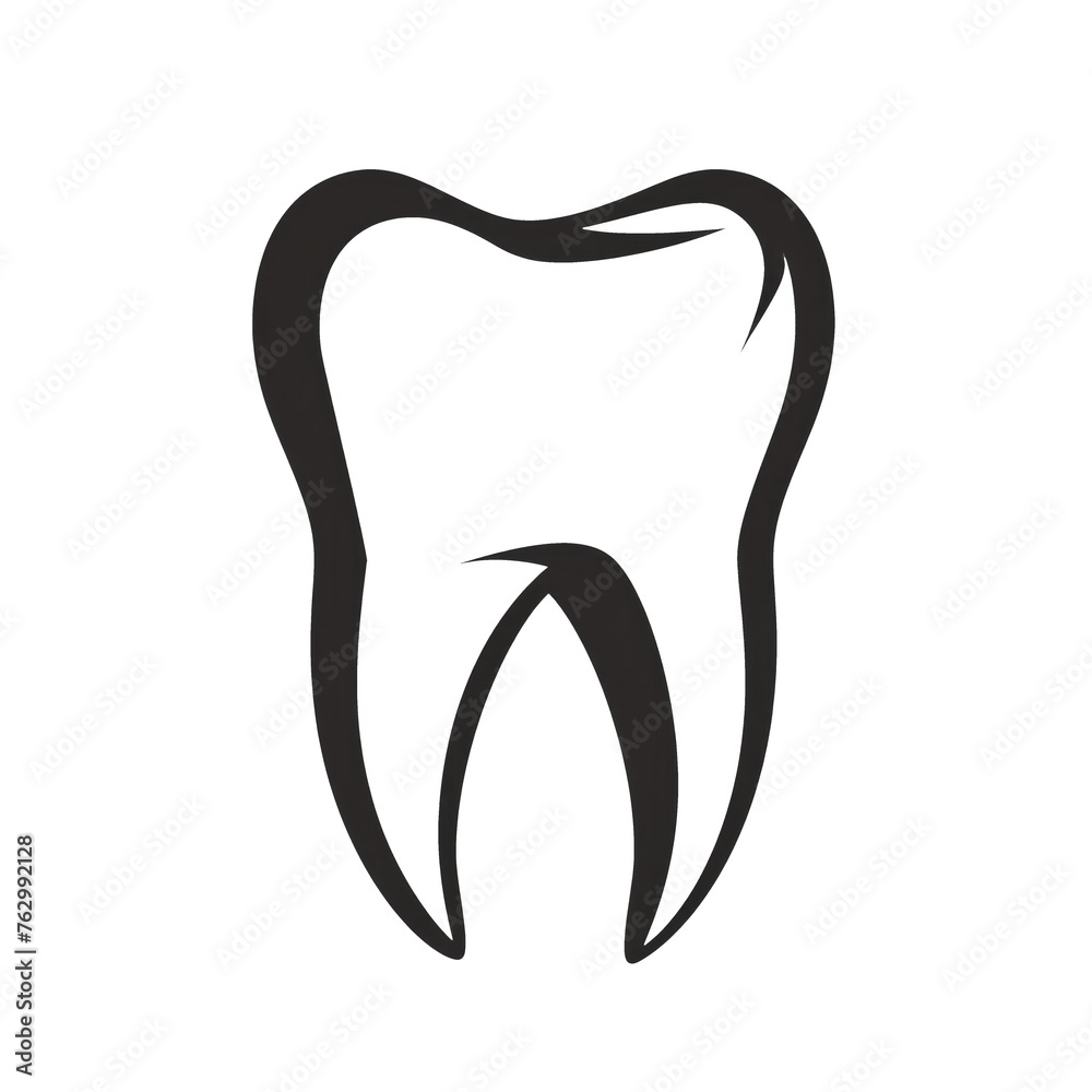 healthy tooth icon on transparent background healthy tooth icon on transparent background