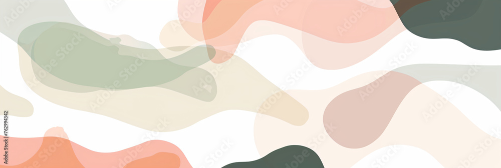 Abstract colorful wavy pattern design with modern artistic elements. Illustration with fluid shapes for wallpaper, background, or textile.
