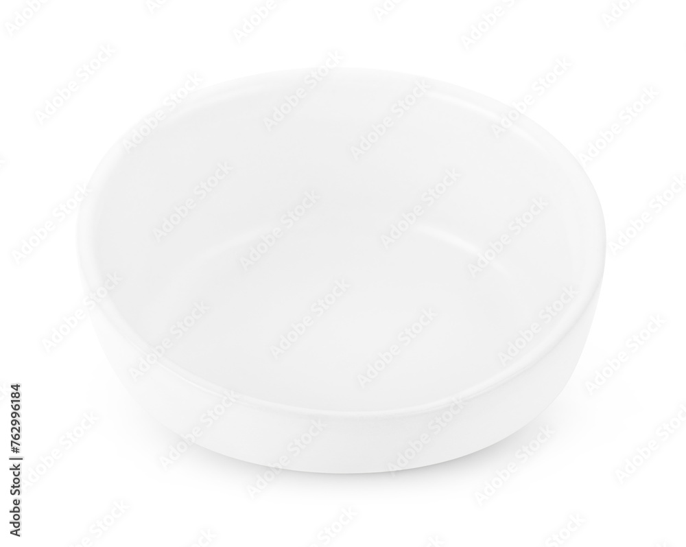 empty bowl isolated on white background.