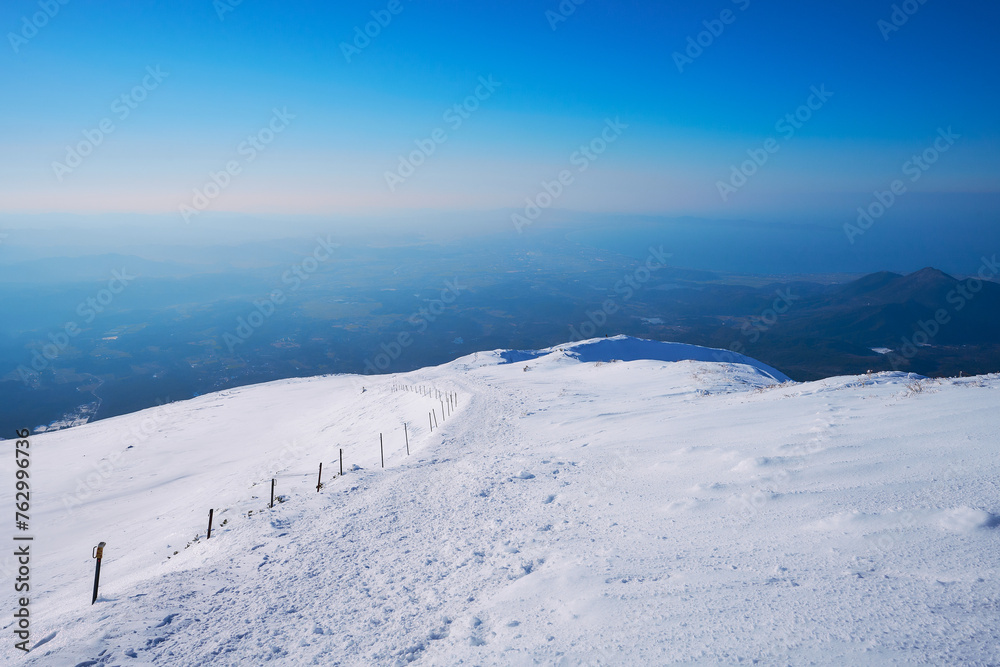 Obraz premium 大山の登山道