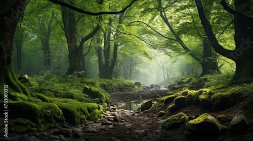 morning in the woods © Wallpaper
