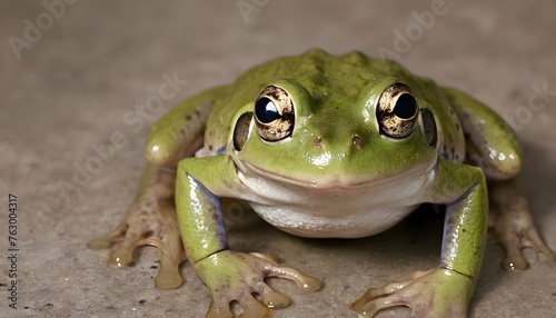 A Frog With Its Eyes Darting Back And Forth Alert Upscaled 3