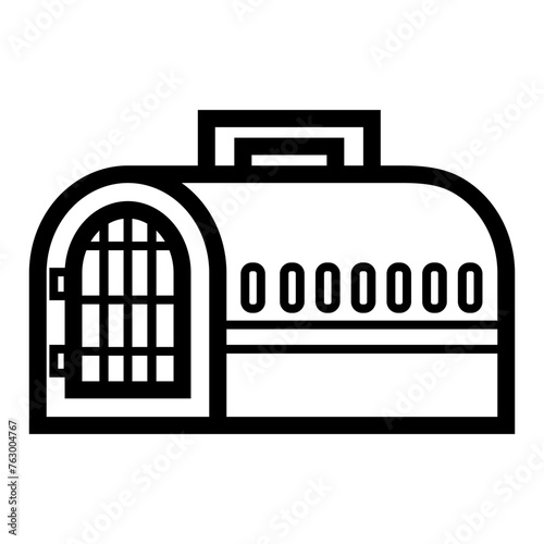 Pet cargo / container icon