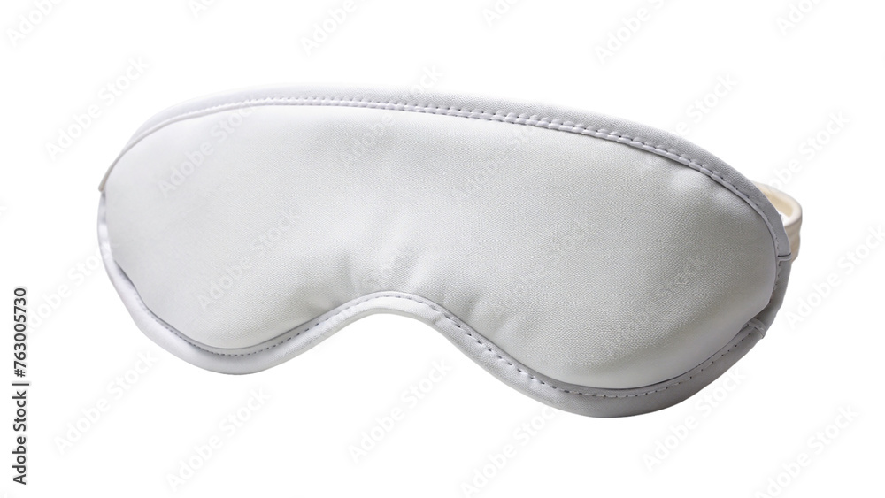 White sleep mask. isolated on transparent background. White sleep mask. isolated on transparent background.