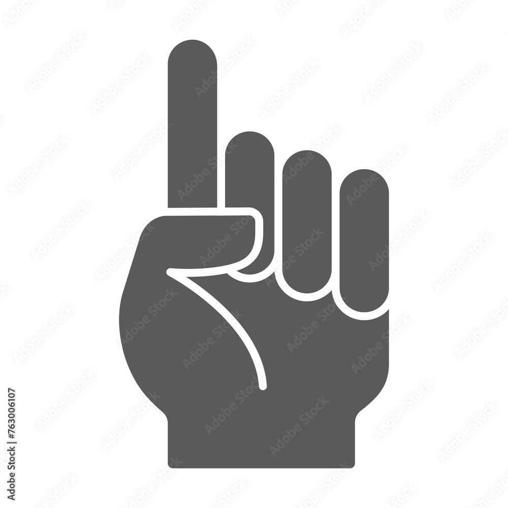 One finger up solid icon, glyph style icon for web site or mobile app, Ramadan and gesture, Allah is one vector icon, simple vector illustration, vector graphics with editable strokes. One finger up solid icon, glyph style icon for web site or mobile app, Ramadan and gesture, Allah is one vector icon, simple vector illustration, vector graphics with editable strokes.