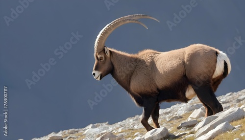 An Ibex With Its Fur Protecting Against Harsh Moun Upscaled 6 © Sabina