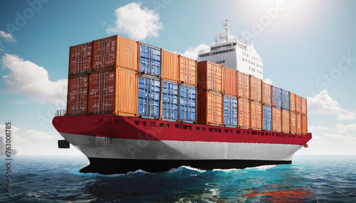 Ship with Yemen flag. Sending goods from Yemen across ocean. Yemen marine logistics companies. Transportation by ships from Yemen.
