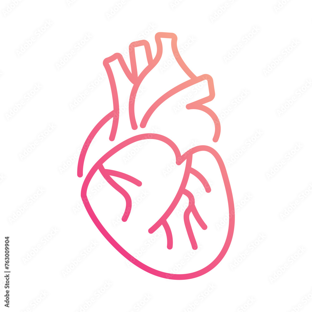 Heart icon editable stock vector illustration Heart icon editable stock vector illustration
