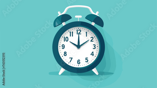 Alarm icon isolated on background flat vector isolated