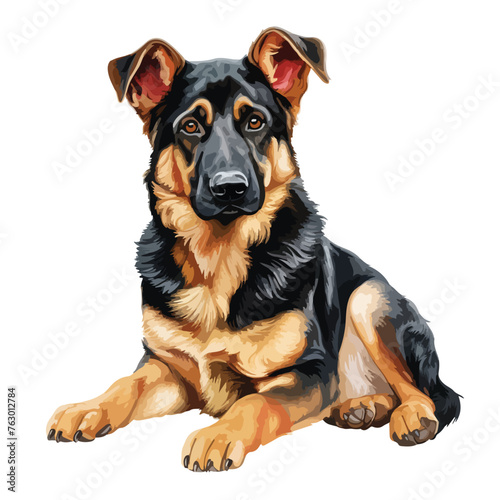 German Shephered Dog Clipart