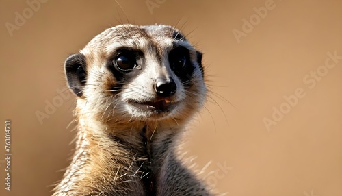 A Meerkat With A Mischievous Look On Its Face Upscaled 8