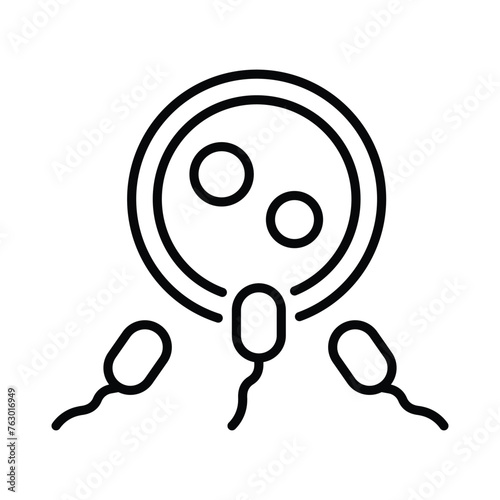 Fertilization icon editable stock vector illustration