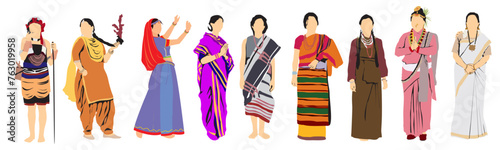 Indian traditional dress women's