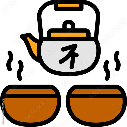 Gongfu Tea Set Icon