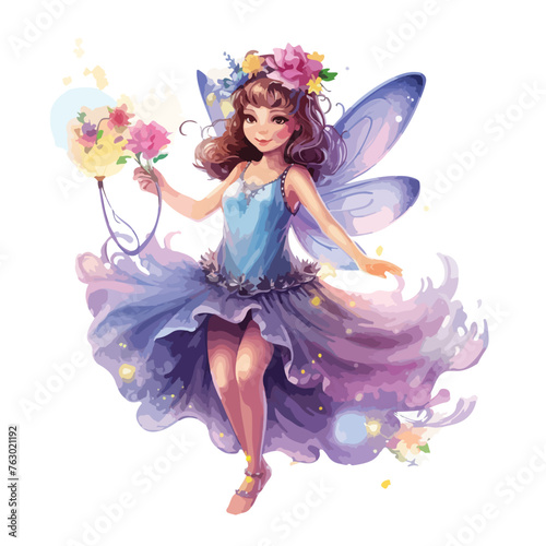 Magical Fairy Clipart clipart isolated on white background