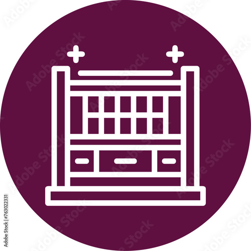 Baby crib Icon