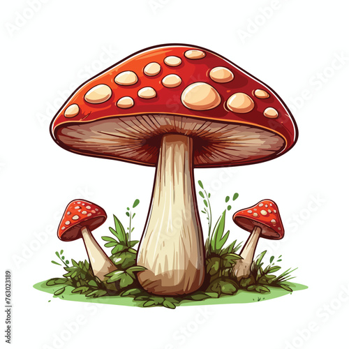 Mushroom Watercolor Clipart