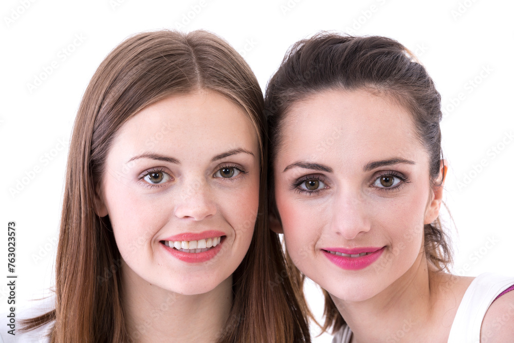 Close up of Two beautiful women Close up of Two beautiful women