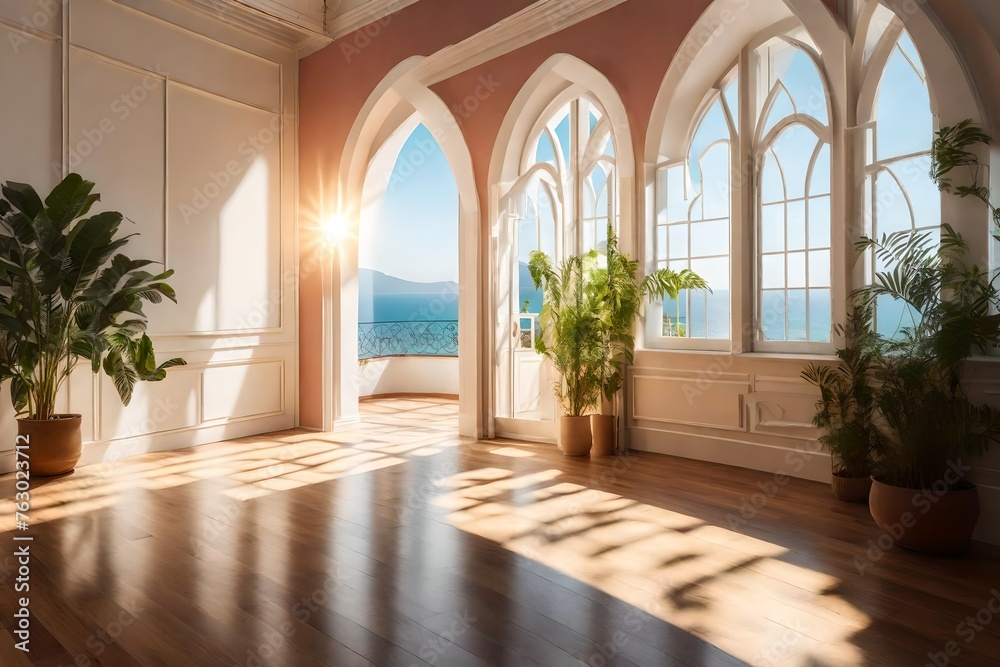interior of a empty room