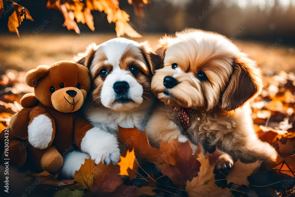 pair of puppies