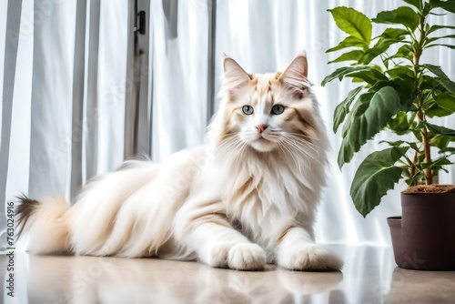 cat on the window sill