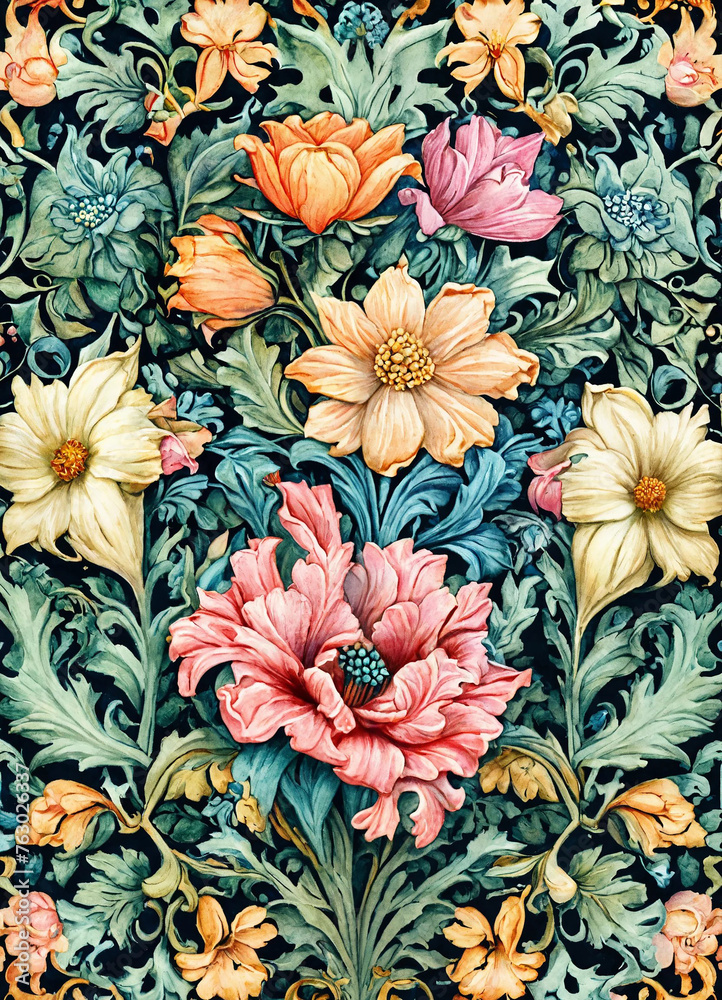 seamless floral pattern seamless floral pattern