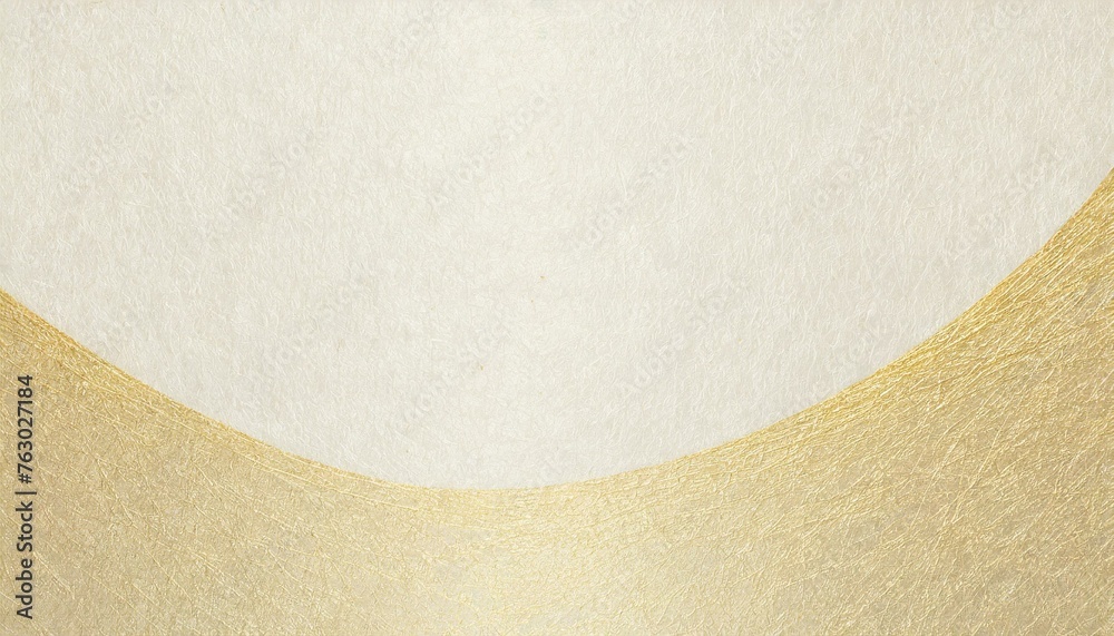 白と金の和紙の背景素材