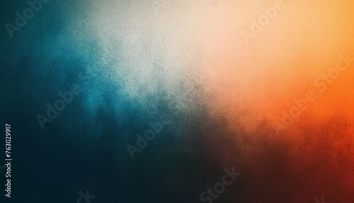 Orange and Blue Hazy Smoke photo