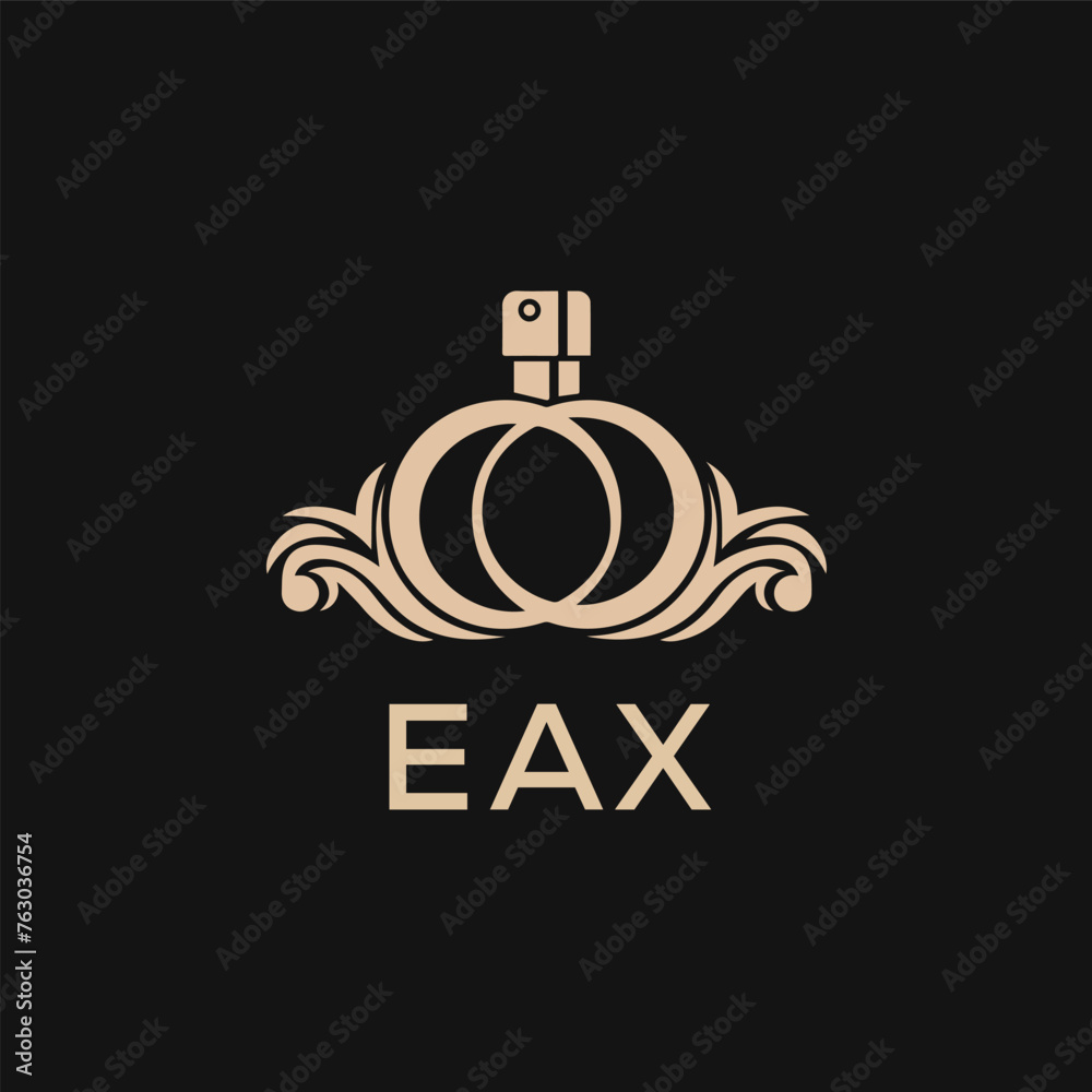 Fototapeta premium EAX Letter logo design template vector. EAX Business abstract connection vector logo. EAX icon circle logotype. 