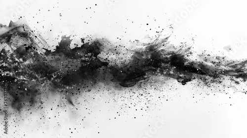 Grainy texture of distressed black on white background. Dust overlay texture. Noise particles. Rusted white effect. Grain noise particles. Grunge design elements. Modern illustration, EPS 10.