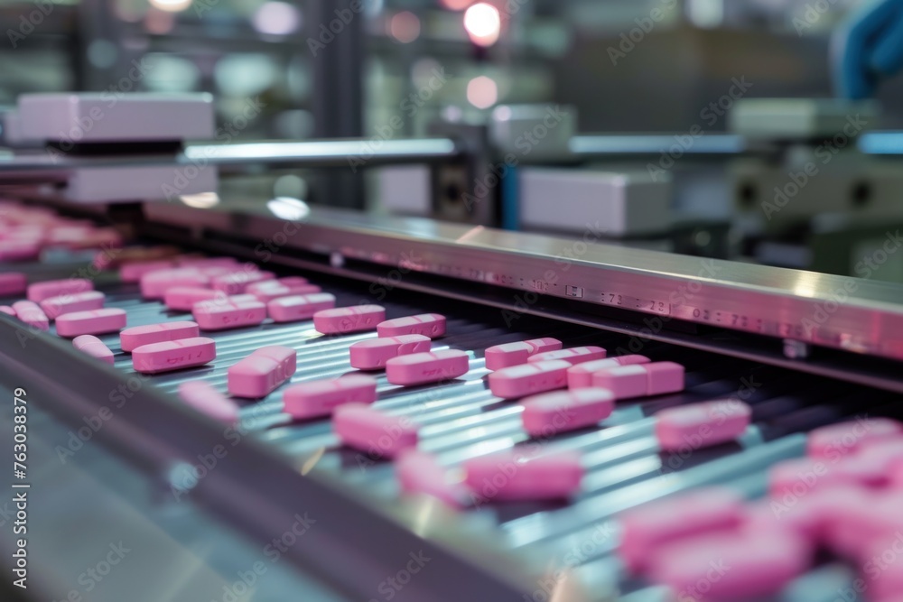 production of pharmaceutical tablets on a sorter in a pharmaceutical factory