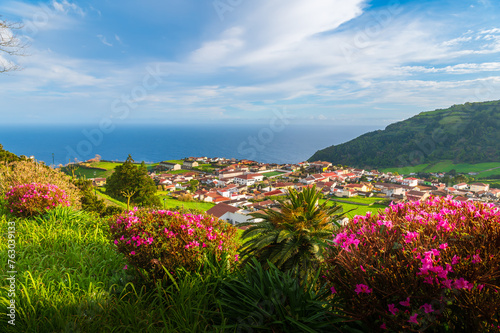 Agua Retorta village, Sao Miguel island, Azores archipelago, Portugal. 