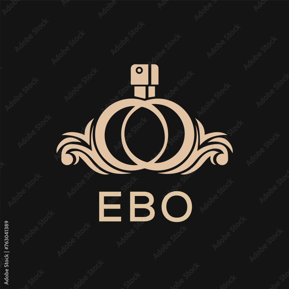Fototapeta premium EBO Letter logo design template vector. EBO Business abstract connection vector logo. EBO icon circle logotype. 