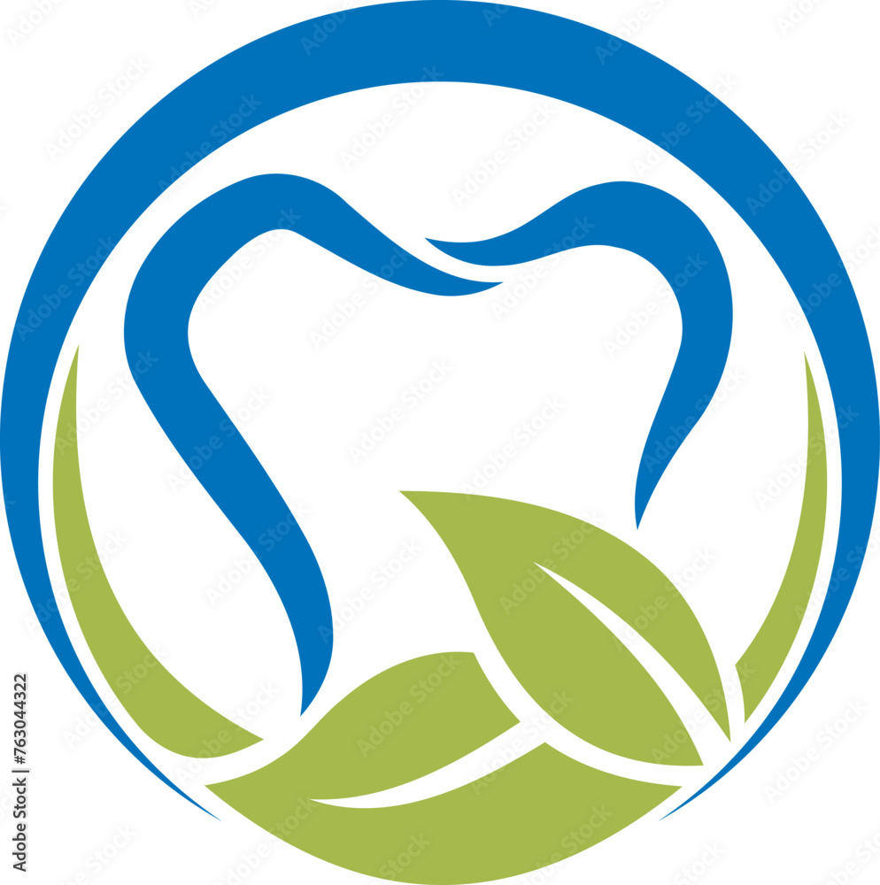 Naklejka premium dental logo