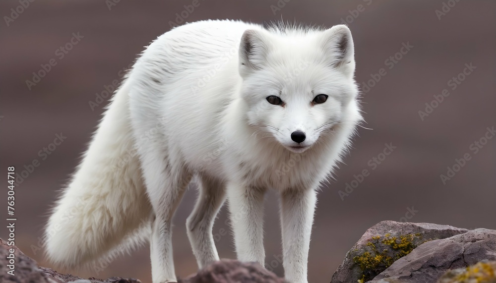 An Arctic Fox With Its Nose Twitching As It Scents Upscaled 4