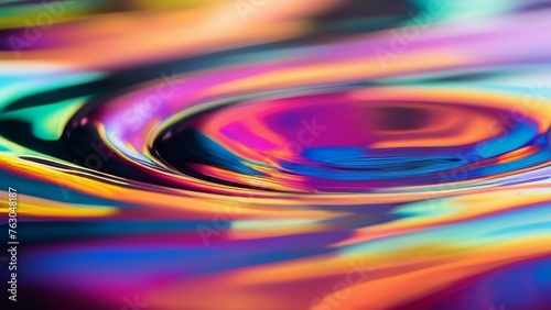 abstract background of the colorful liquid in the form of a wave