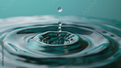 Closeup of rippled water surface. Abstract background