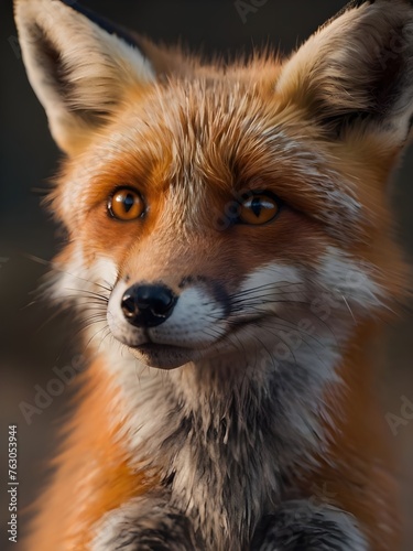 Sweetie Fox  looking at camera  8k