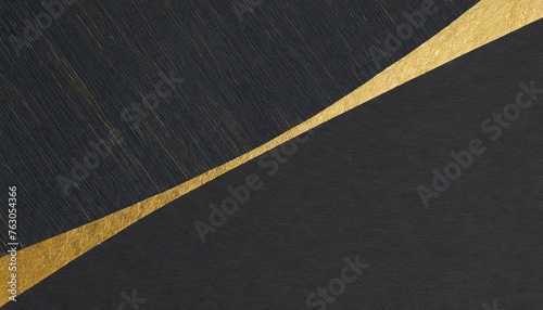Gold and black background material.