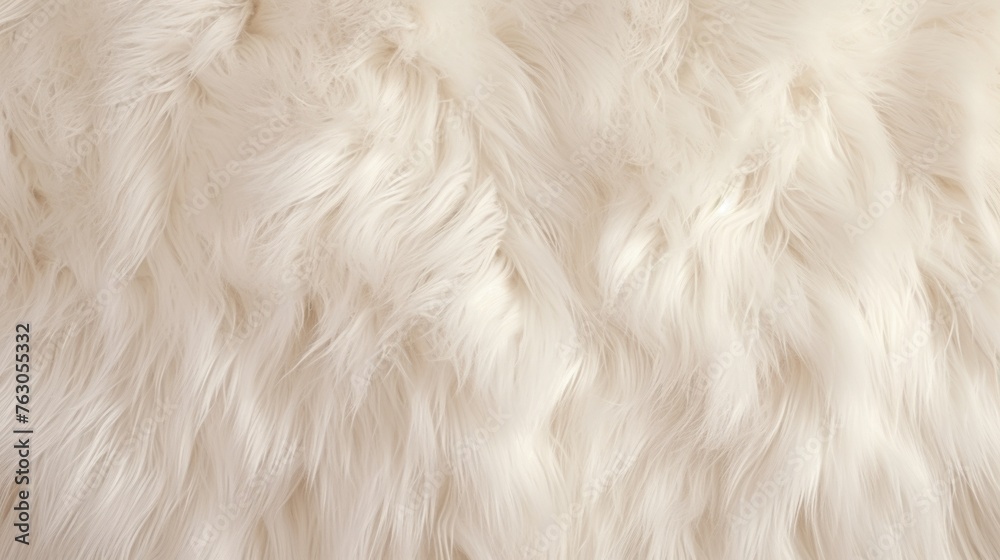Detailed close up of white fur texture. Suitable for fashion and animal-themed designs Detailed close up of white fur texture. Suitable for fashion and animal-themed designs