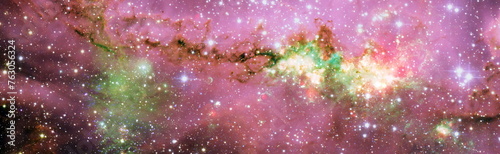 Magic color galaxy. Infinite universe and starry night. Bright Star Nebula. Distant galaxy. Abstract image. Elements of this image furnished by NASA. © Maximusdn