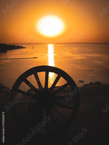 Sunset on the Red Sea horizon