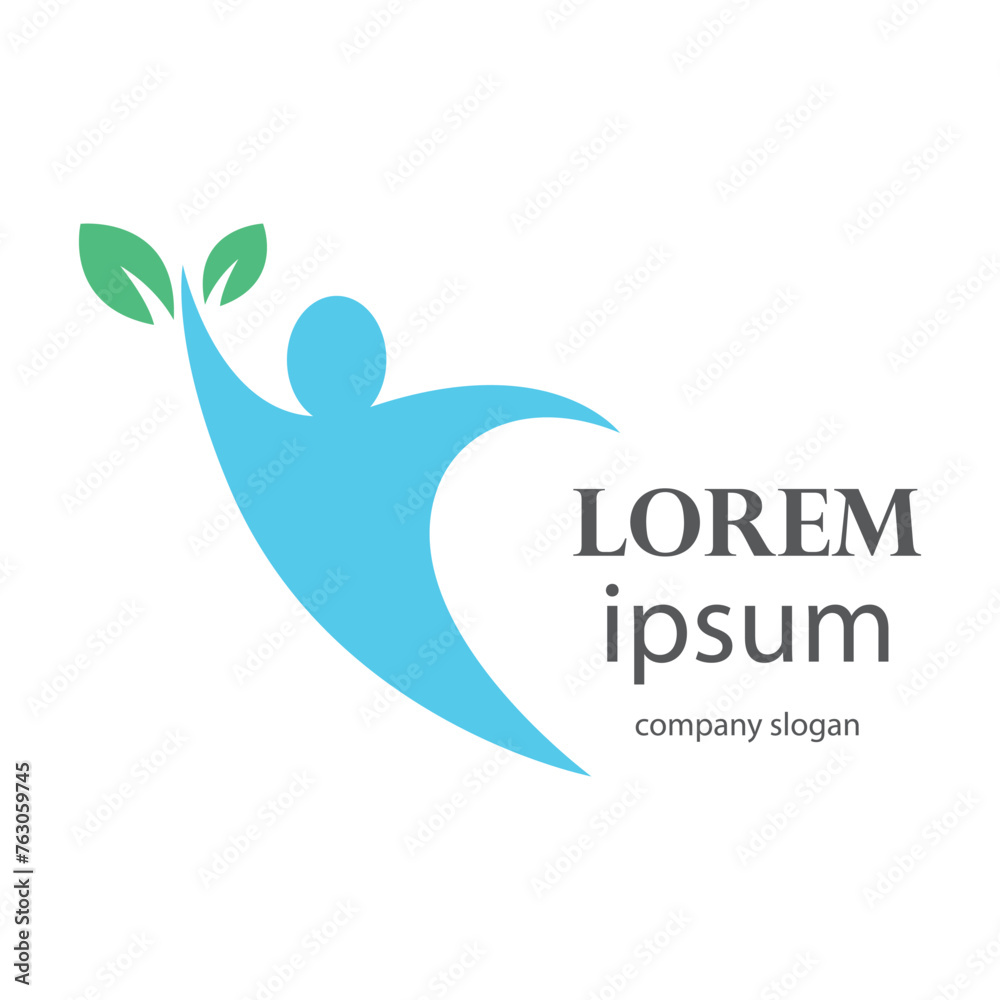 body recovery and health logo illustration design body recovery and health logo illustration design