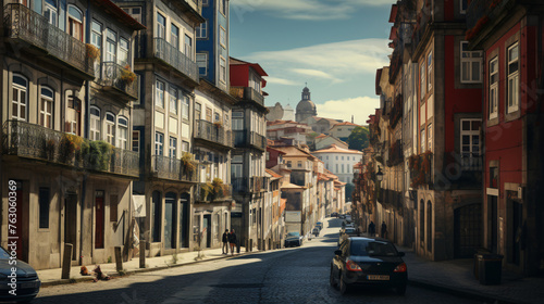 Photographs of the Porto street landscape. ..